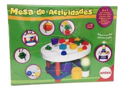 Mesa De Actividades Didactica 6 Juegos En 1 Original Antex 4