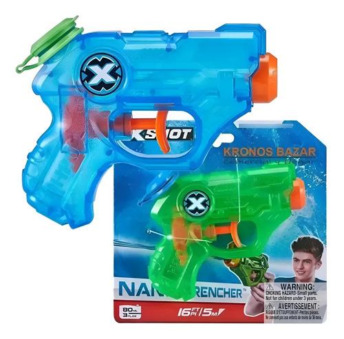 Combo 2 Pistolas Arma De Agua X-shot Para Niños Lanza 5 Mts Azul O Verde
