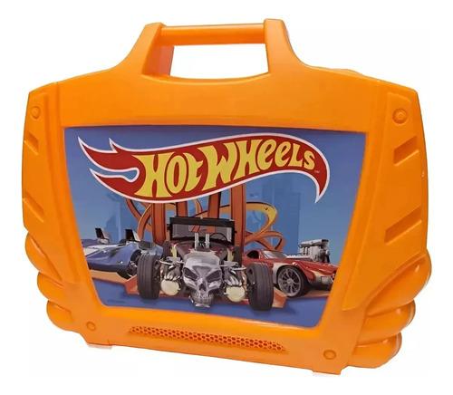 Combo 15 Autitos Hot Wheels Auto + Valija Guarda Auto Premiu 8
