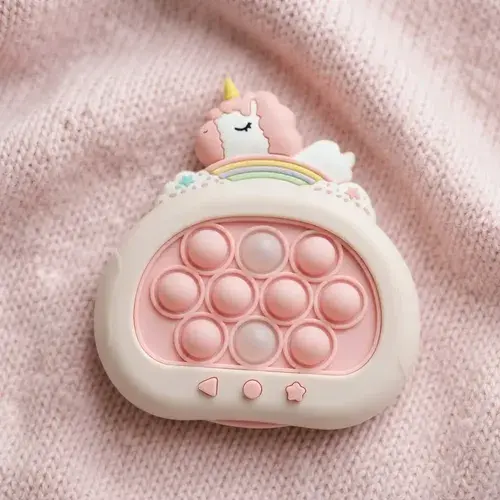 Pop It Unicornio Con Sonido Juguete Antiestrés Sensorial Unicornio