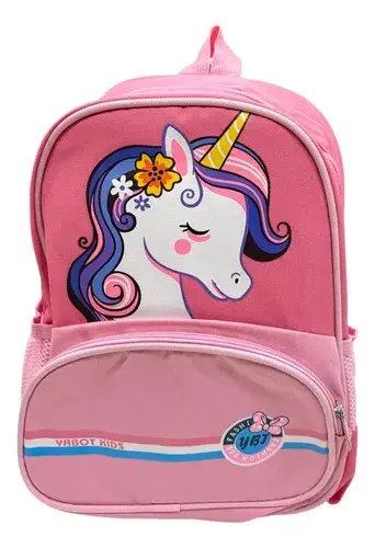 Kit Utiles + Mochila Escolar Jardin Preescolar Dino Unicorni 12