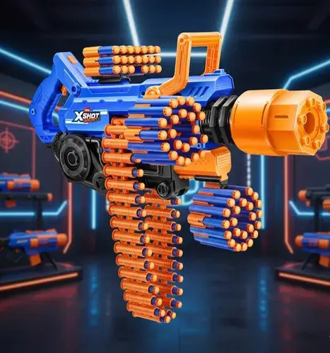 Lanzador X-shot Insanity Smoking Barrel 7664 Color Azul 6