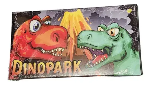 Juego De Mesa Dinopark Dinosaurios Tablero +2 Jugadores Yuyu 4