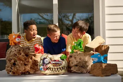 Dinosaurio T-rex Battle Smashers Dino Island Sorpresas 4