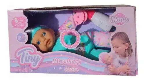 Muñeca Tiny Baby Mi Primer Bebe Bebote Sebigus 53724 3