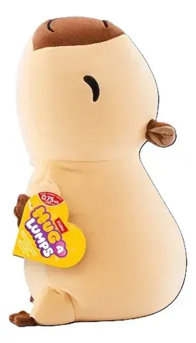 Peluche De Apego Hug A Lumps Mediano Para Abrazar Animales Carpincho 6