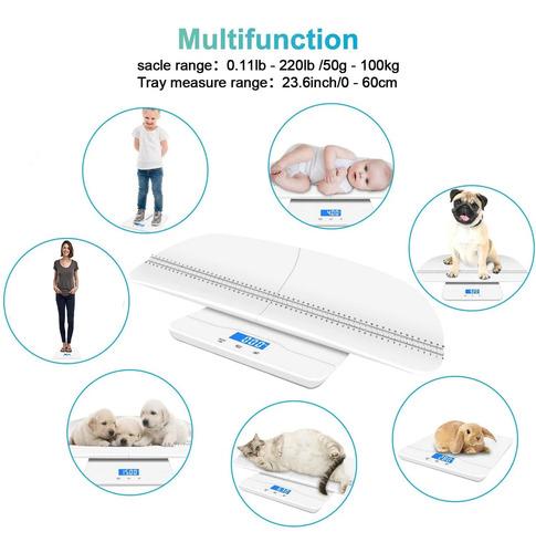 Báscula Digital Mindpet-med Para Bebés Y Mascotas 100 Kg Blanco 7