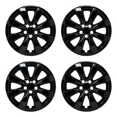 4 Repuestos Negros Hubstar Para Tapacubos De Toyota Corolla Negro