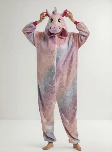Pijama Unicornio Abrigado Disfraz Unicornio Suave Niñas Nena 7
