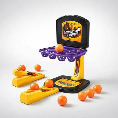 Juego De Mesa Basquet Basketball Tiro Con Lanzador Emboca 8