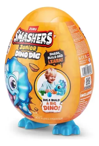 Dino Smashers Huevo Dinosaurio 18 Sorpresas C Masas Y Moldes 12