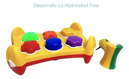 Juego Didactico De Encastres Martillero Con Formitas 4