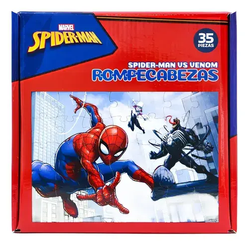 Rompecabezas Puzzle Spiderman Venom Disney Marvel 35 Piezas