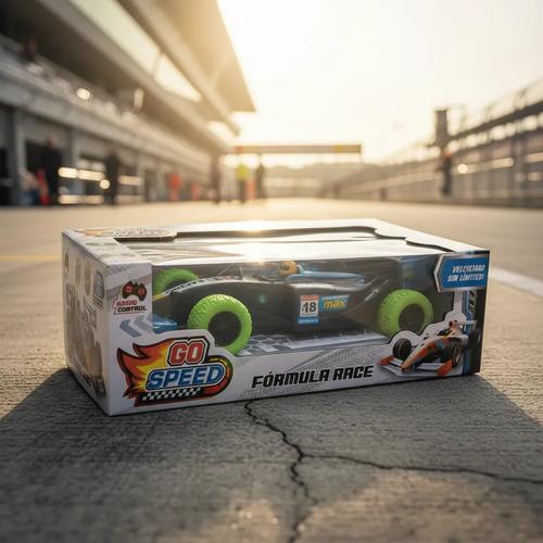 Vehiculo Auto Formula 1 A Control Remoto Go Speed Sebigus Negro Fórmula 1