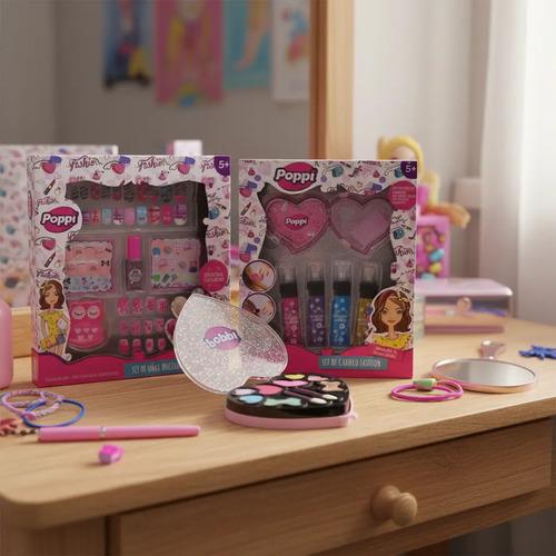 Super Combo Set De Maquillaje + Uñas + Set De Cabello Niñas