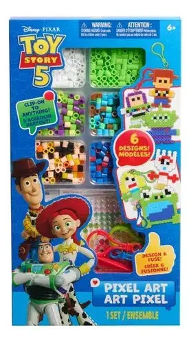 Set Pixel Arte Toy Story 5 Pixar Crea Personajes Y Llaveros Toy Story 5