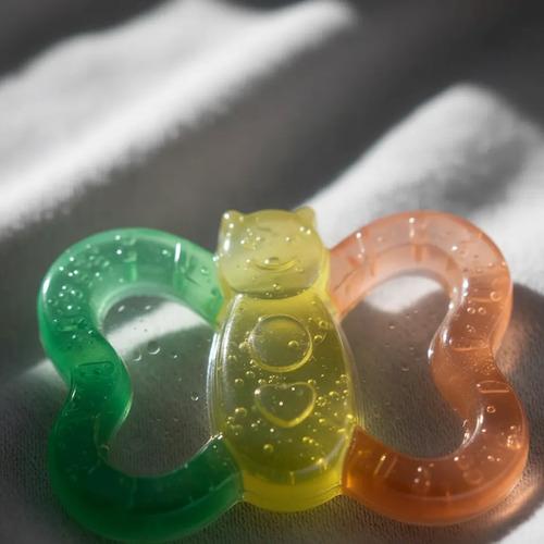 Mordillo Refrigerante Para Bebés Varios Modelos Baby Gus Amarillo Mariposa