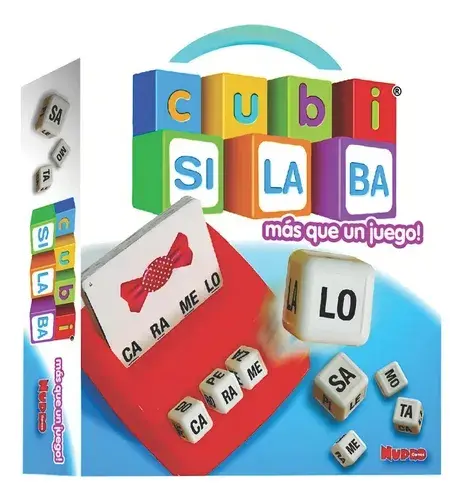 Juego De Mesa Didáctico Cubi Silabas Nupro
