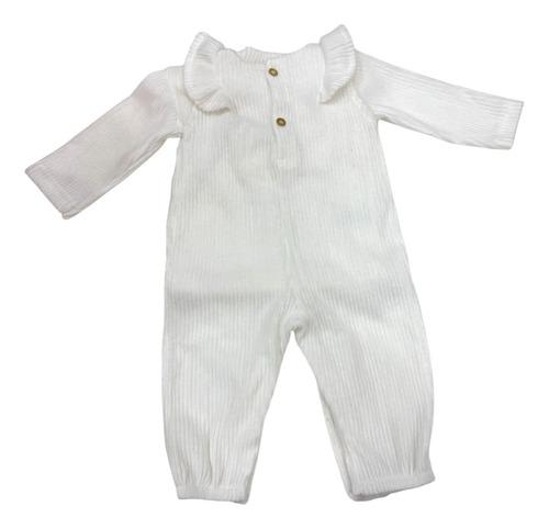 Set Beba Conjunto 2 Piezas Remera + Enterito Lanilla Abrigad