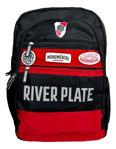 Mochila River Plate Estampas Escudo Monumental Escolar Viaje