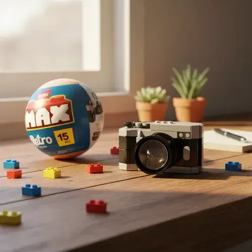 Bloques Max Para Armar Adorno Camara De Fotos Decoracion 152 Cámara