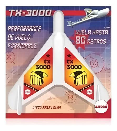 Avion De Juguete Vuela De Verdad Planeador Hasta 80 Mt Antex Nave Blanco