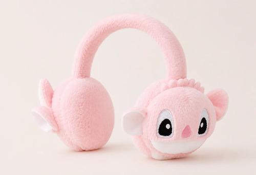 Orejeras De Invierno Peluche Diferentes Diseños Pratys Rosa Stich