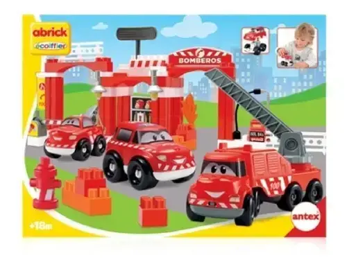 Set De Bloques Bomberos Abrick 9044 Cantidad De Piezas 1