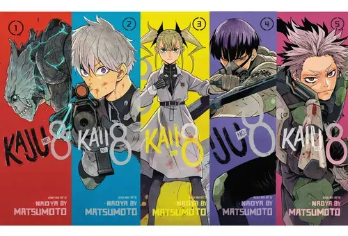 Super Combo Kaiju No 8 Comics Mangas Del 1 Al 5 Original