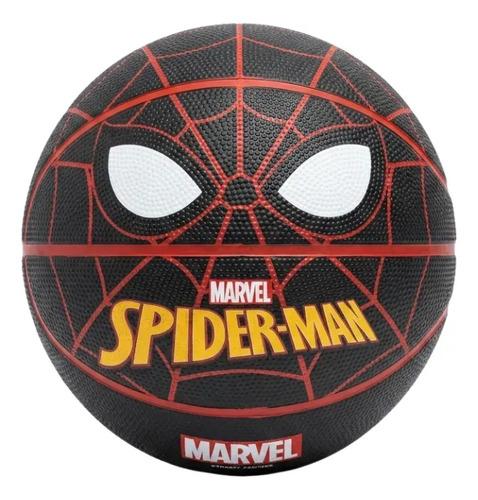 Pelota Basketball N3 Spiderman Marvel Hombre Araña Negro Negro