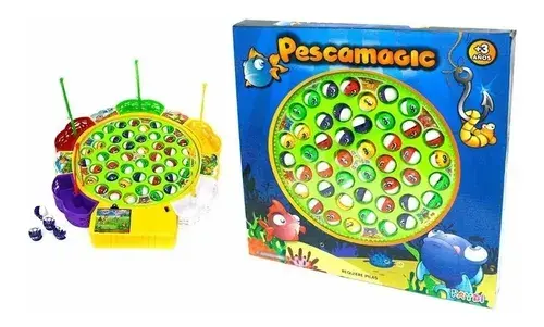 Pescamagic Juego De Pesca 45 Piezas 5 Jugadores Cañas Faydi