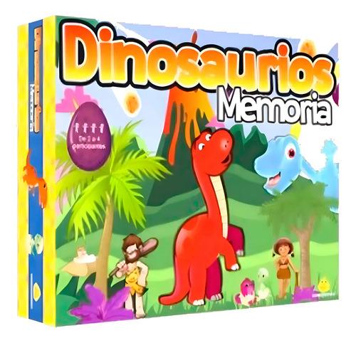 Juego De Mesa Dinosaurios Memoria Animales Didactico Yuyu