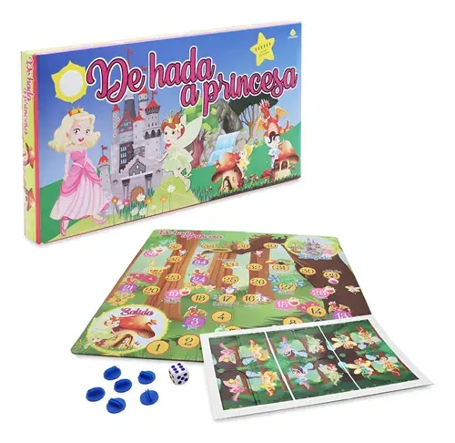 Juego De Mesa Infantil Yuyu De Hada A Princesa Para Niños 3+
