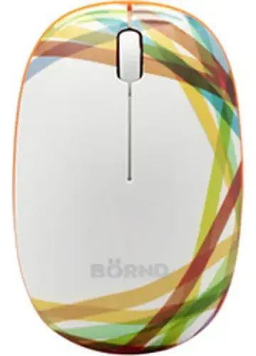 Mouse Inalambrico Multicolor Bornd Moe220 2000dpi 2.4ghz Usb Multicolor