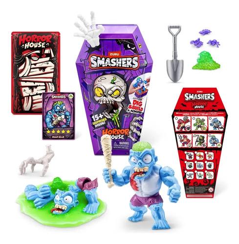 Casa Del Horror Ataud Con 15 Sorpresas Zoombie Smashers Mega