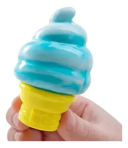 Juguete Squishy Jelly Needoh Apretable Viral Tiktok Cono Celeste