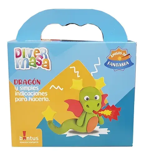 Juego De Masas Plastilina Diver Masa Dragon 210gr Bontus
