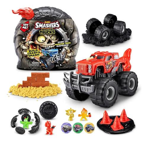 Monster Truck Smashers Auto + Sllime + Masa Set 25 Sorpresas