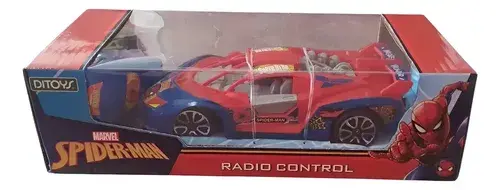 Auto A Control Remoto Ditoys Spider-man Marvel Infantil Rojo Hombre Araña