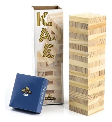 Juego De Mesa Kae Torre De Maderas Destreza Bisonte
