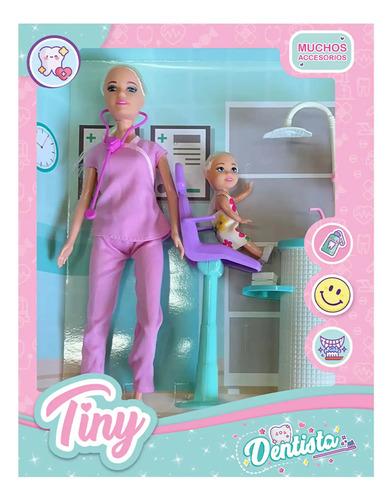 Muñeca Dentista Tiny Sebigus Con Accesorios