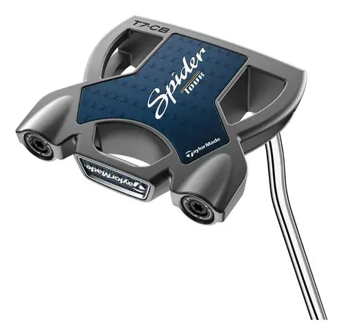 Putter Taylormade Spider Tour S Doble Curva Golf 97 Cm Plateado Izquierda/derecha