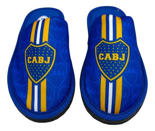 Pantuflas Boca Juniors Infantil Niño Futbol Super Comodas