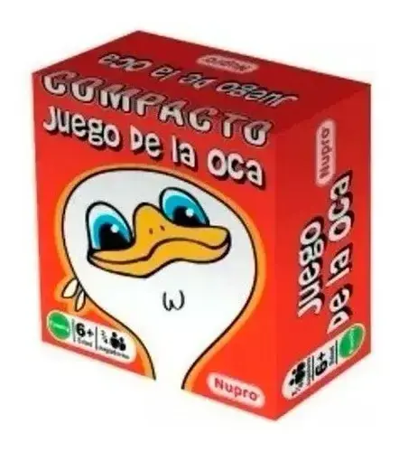 Juego De Mesa Juego De La Oca Compacto Nupro 2-4 Jugadores