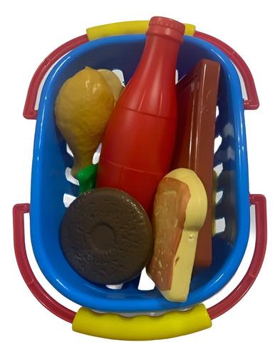 Canasta De Picnic Comiditas Verduras De Juguete C/accesorios