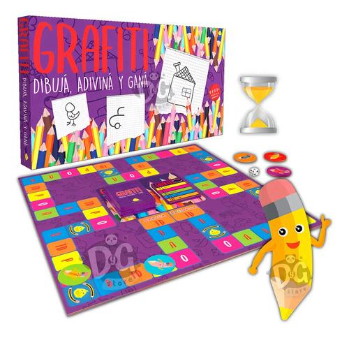 Grafiti Clásico Juego De Mesa Destreza Yuyu 4-8 Jugadores Español