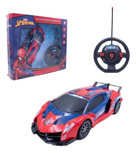 Auto Control Remoto Spider-man Marvel Super Heroes Sb Rojo Spider-man Rojo Y Azul Spiderman