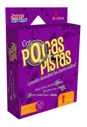 Pocas Pistas Juego De Mesa Cartas Viaje Bontus Original
