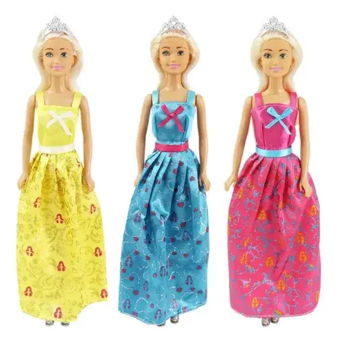 Muñeca Bonnie Pink Princesa 30 Cm Vestidos Varios Colores