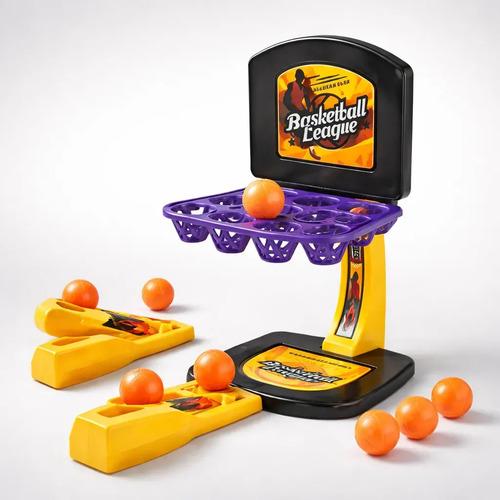 Juego De Mesa Basquet Basketball Tiro Con Lanzador Emboca